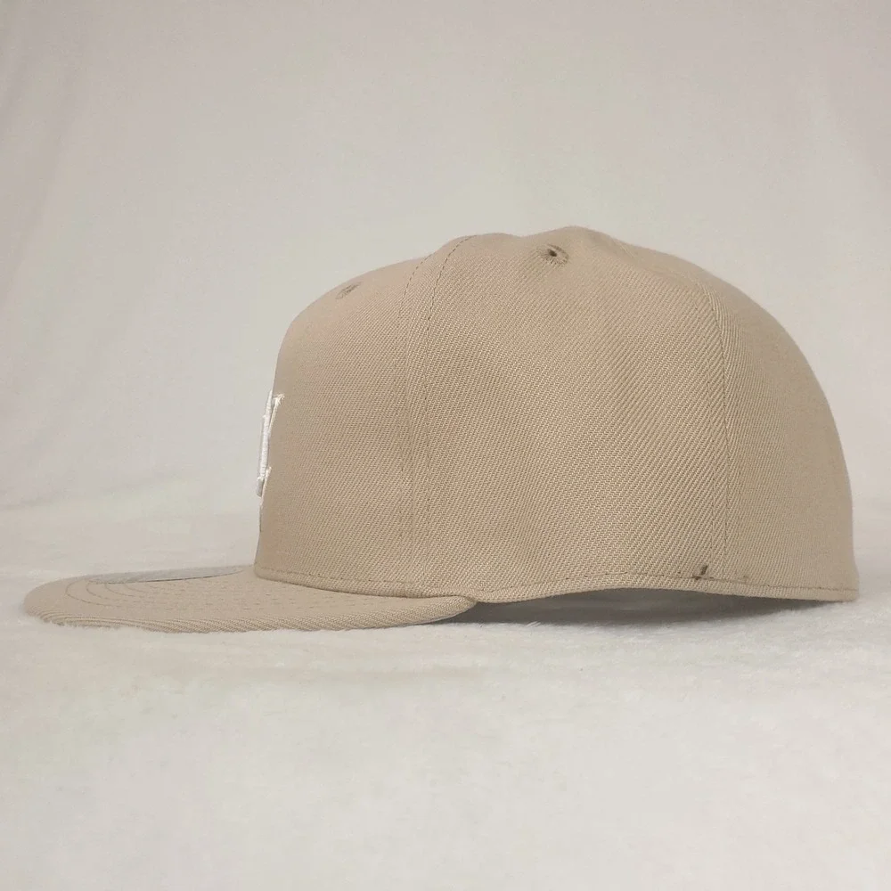 Seattle Mariners Mitchell & Ness MLB Fitted 7 3/4 Flatbill Cap‎ Hat Khaki NWT